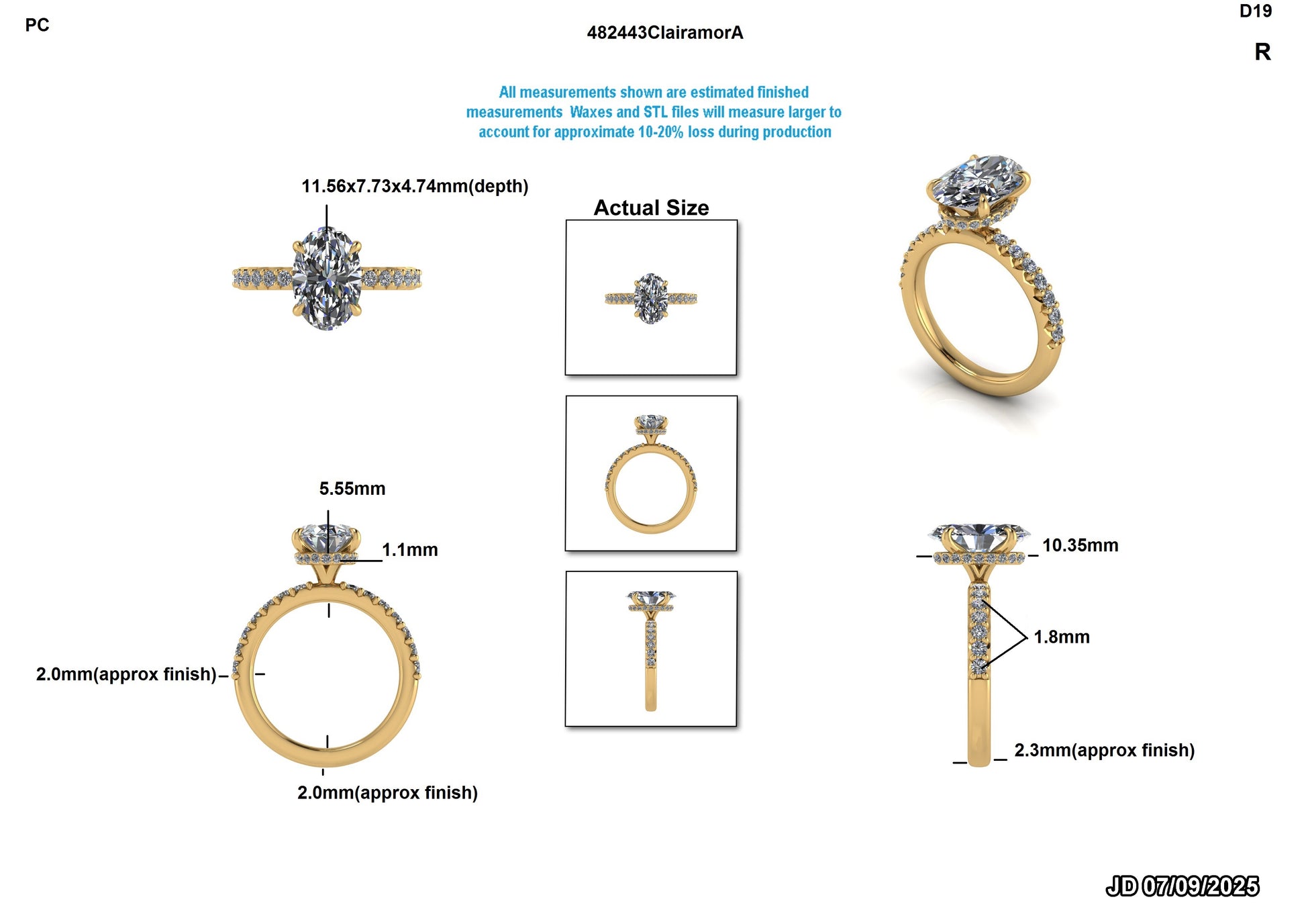 Mohamed A. Custom Engagement Ring