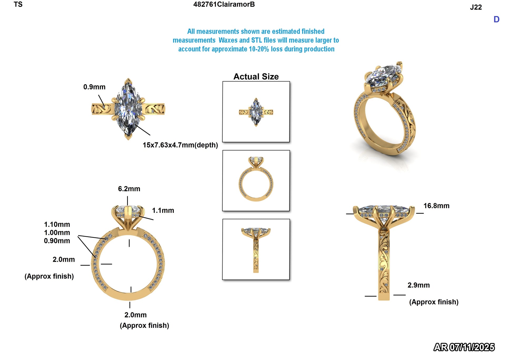 Ayub-Deqa Custom Engagement Ring