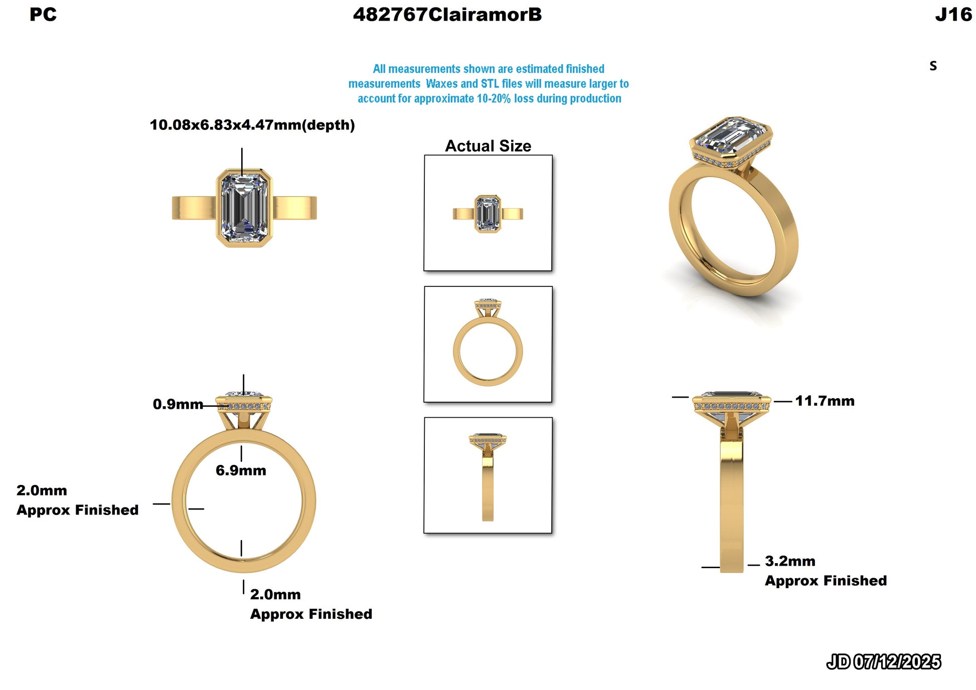 Loic F. Custom Engagement Ring