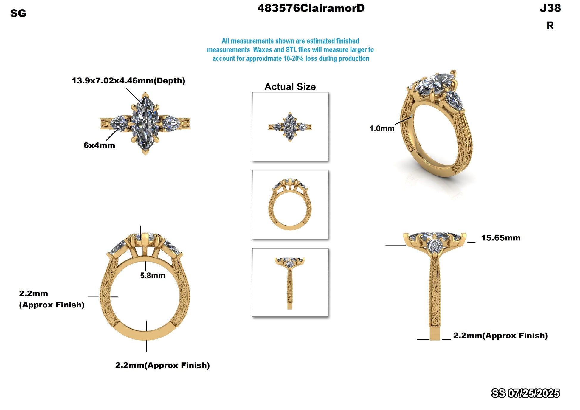 Angel G. Custom Engagement Ring