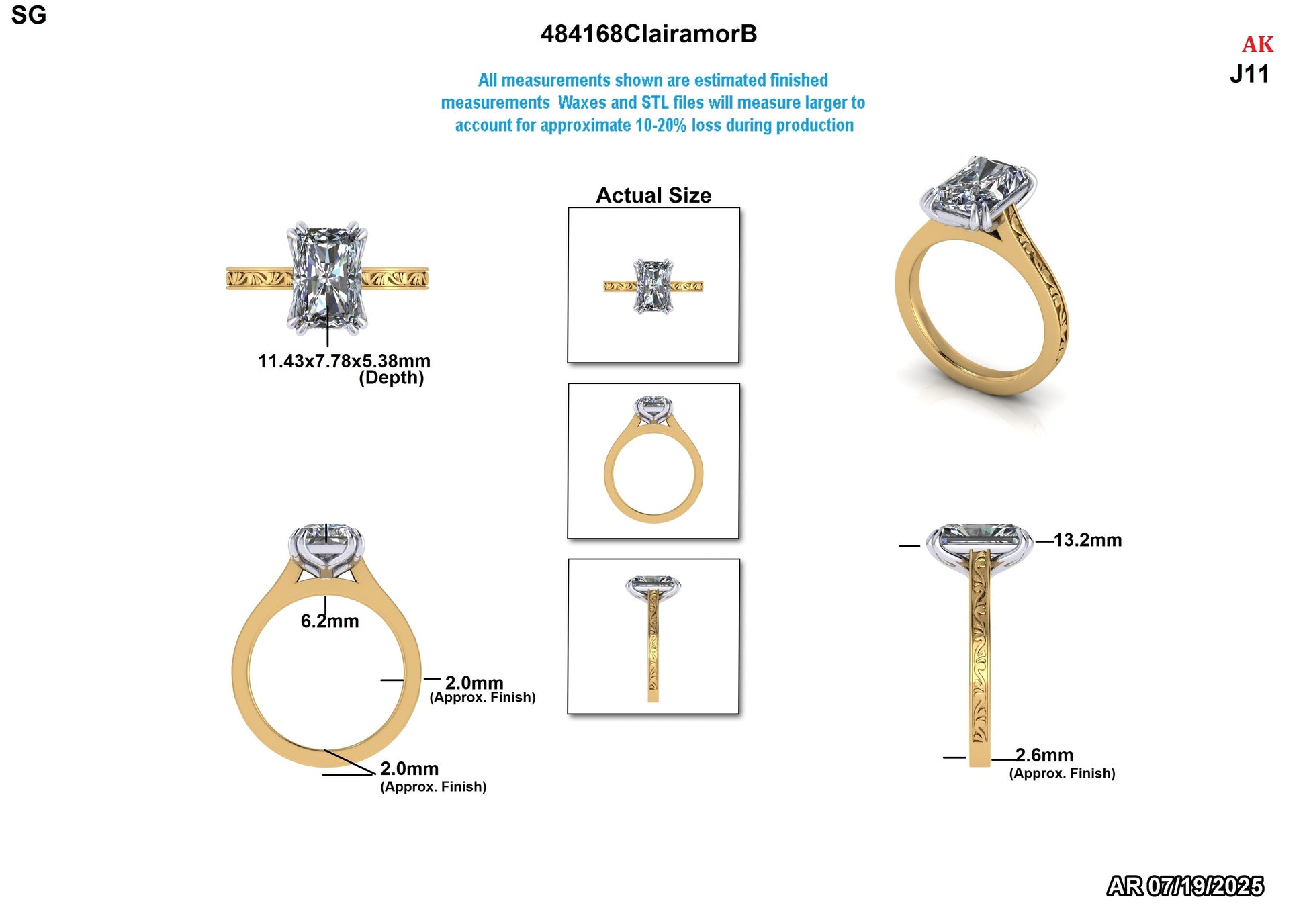 Brandon V. Custom Engagement Ring