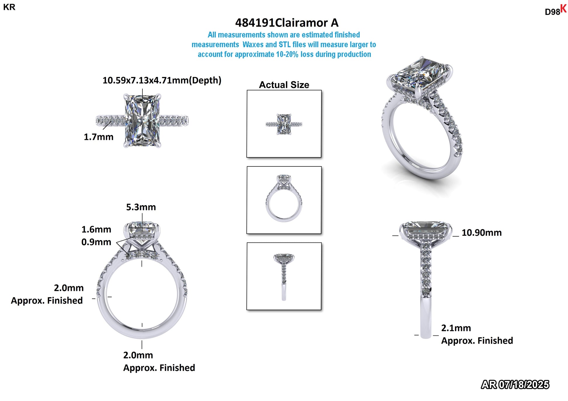 Joahan R Custom Engagement Ring