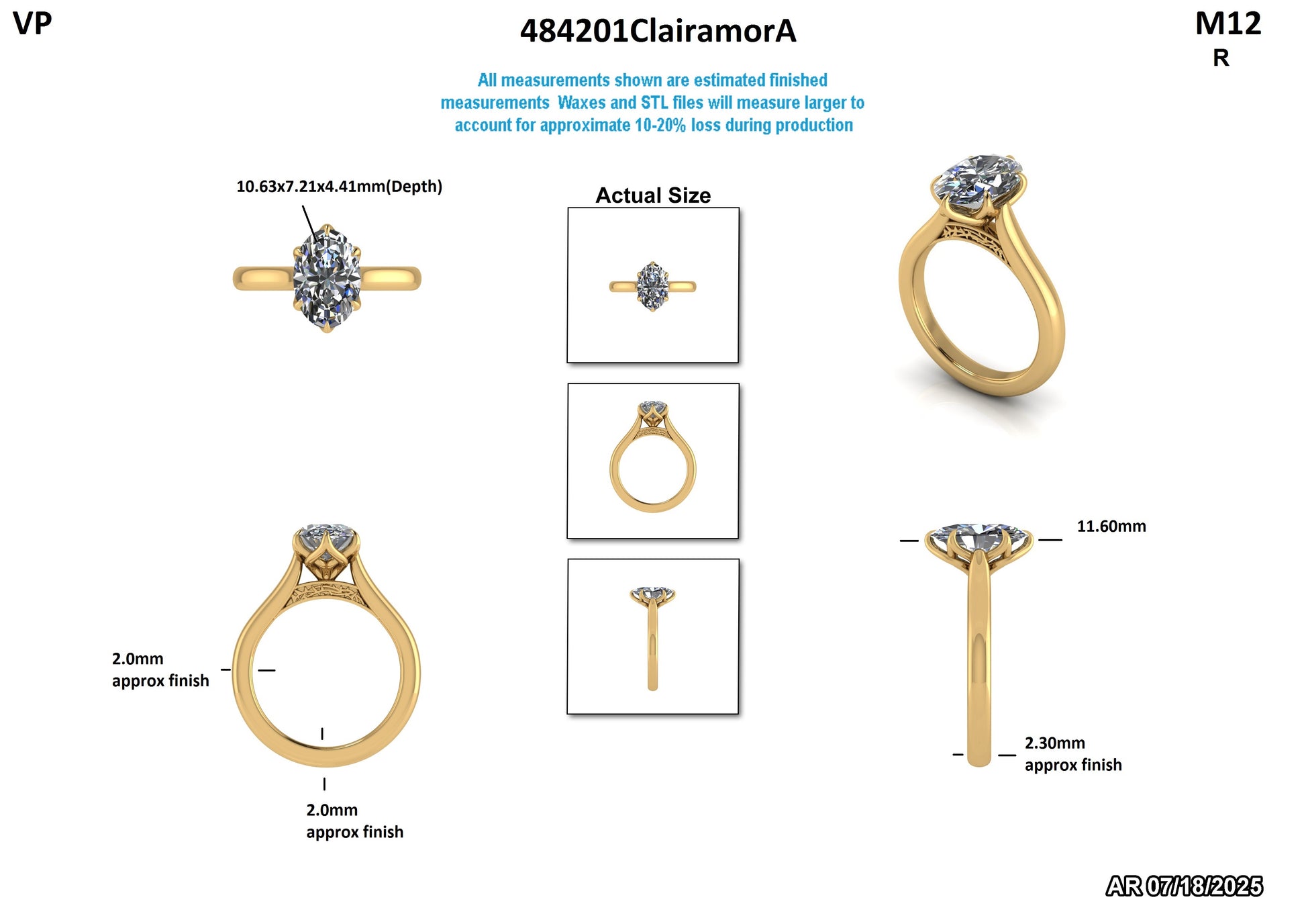 Vicente L. Custom Engagement Ring