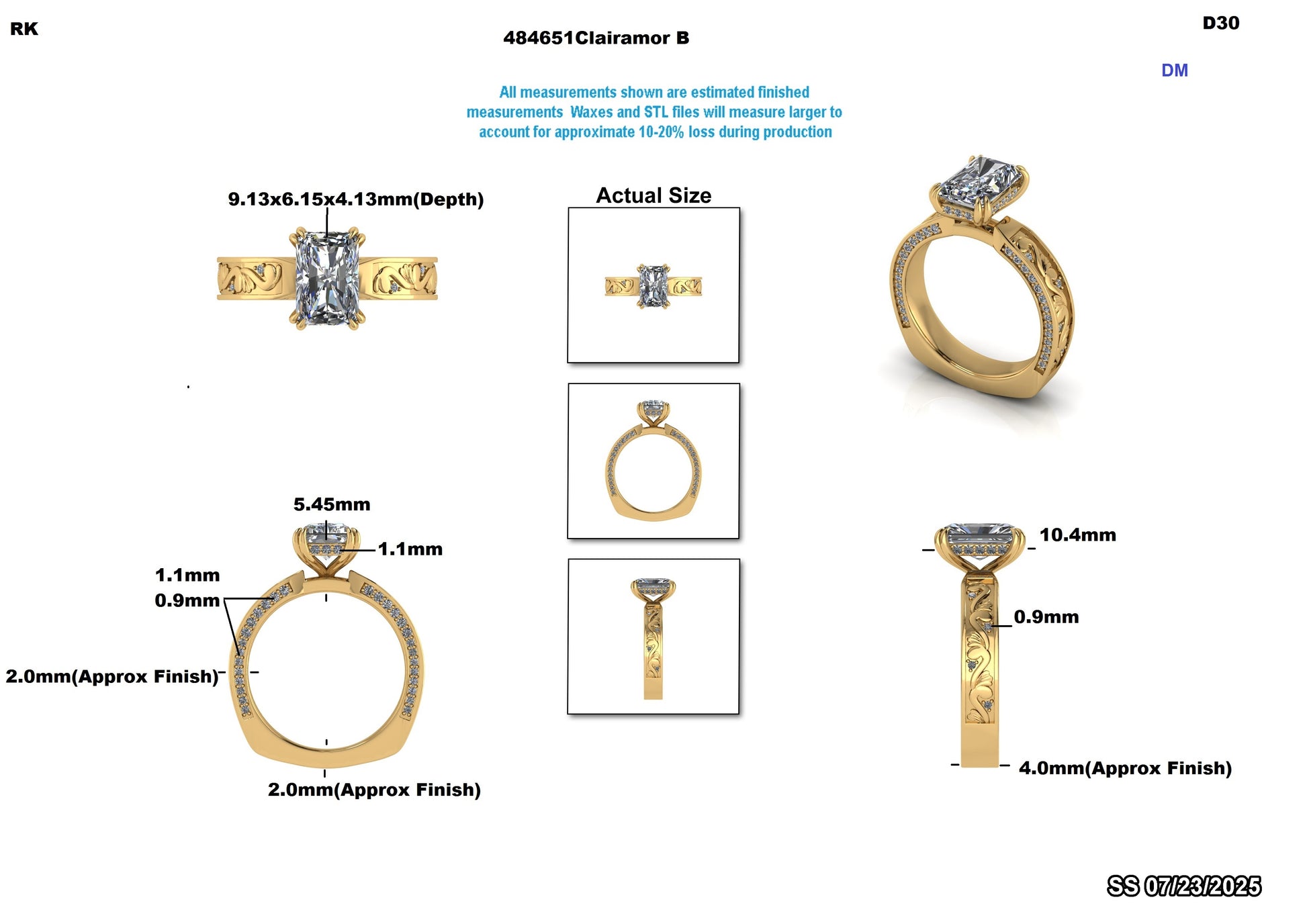 Omar Custom Engagement Ring