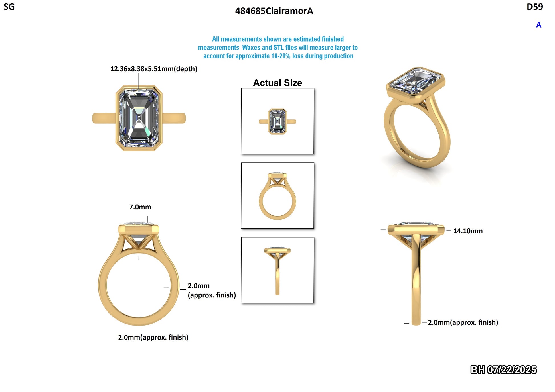 Muhubo M Custom Engagement Ring Design