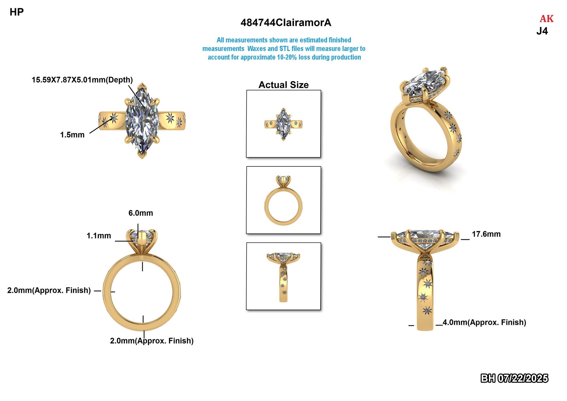Alessandro F. Custom Engagement Ring