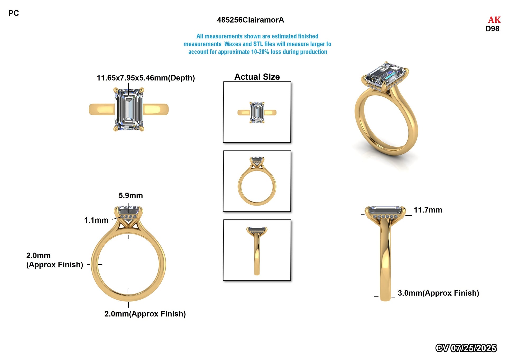 Bailey K. Custom Engagement Ring