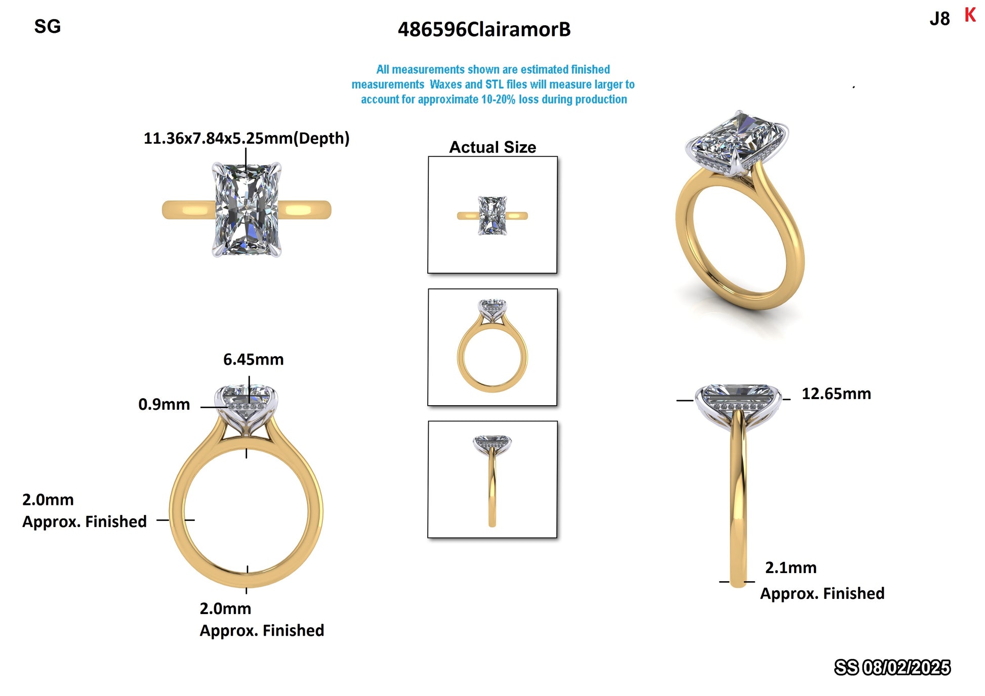 Sixto M Custom Engagement Ring