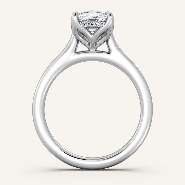 Tulip Style Hidden Halo | Platinum