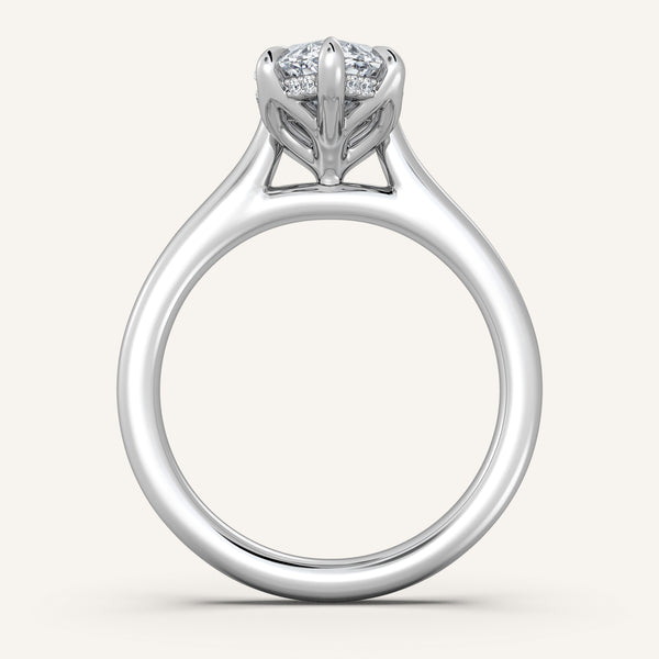 Tulip Style Hidden Halo | Platinum