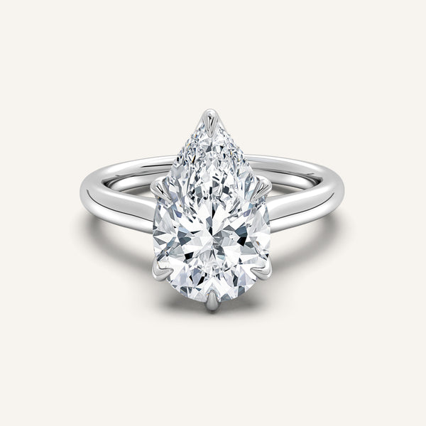 Tulip Style Hidden Halo | Platinum