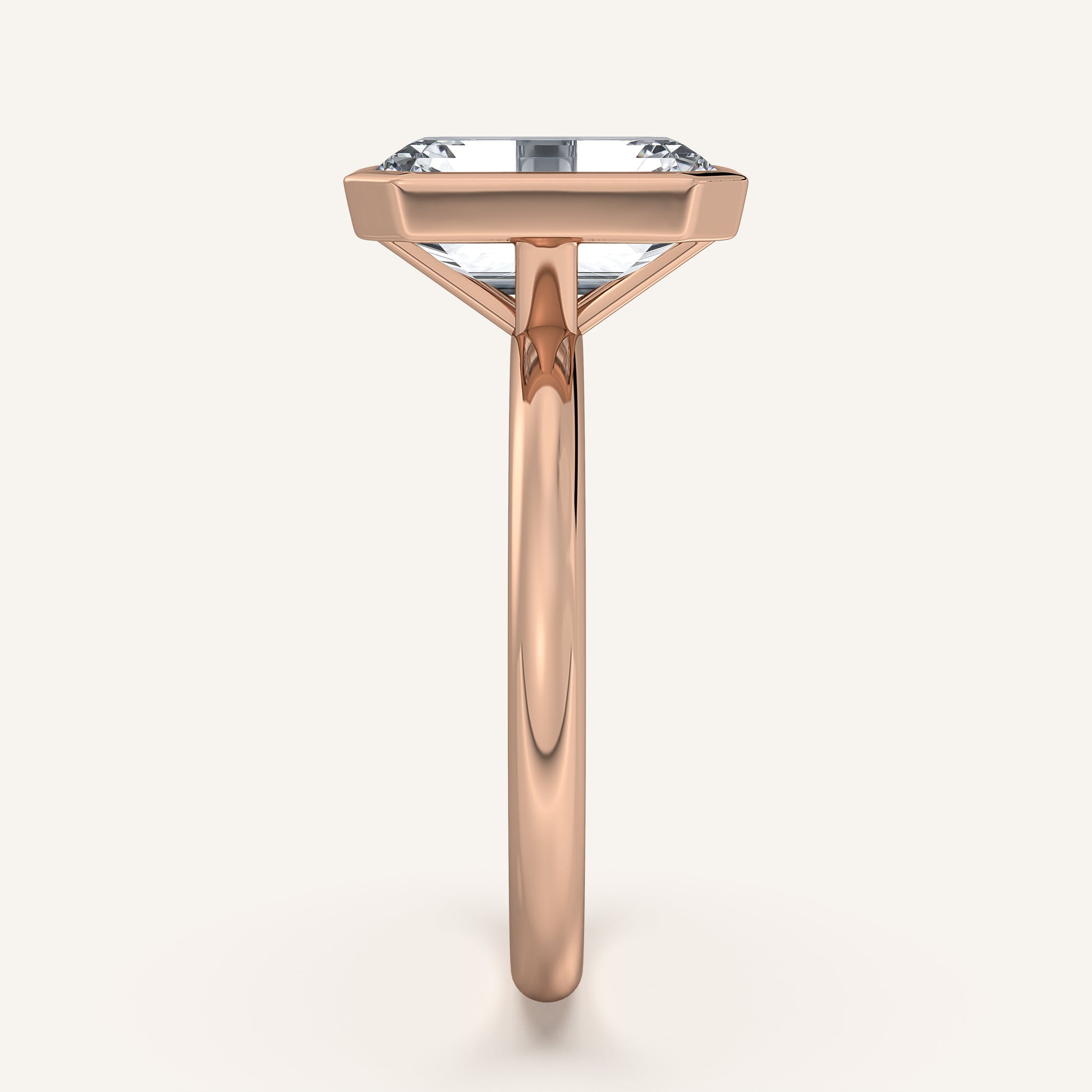 Continu Bezel Set | 14k Rose Gold