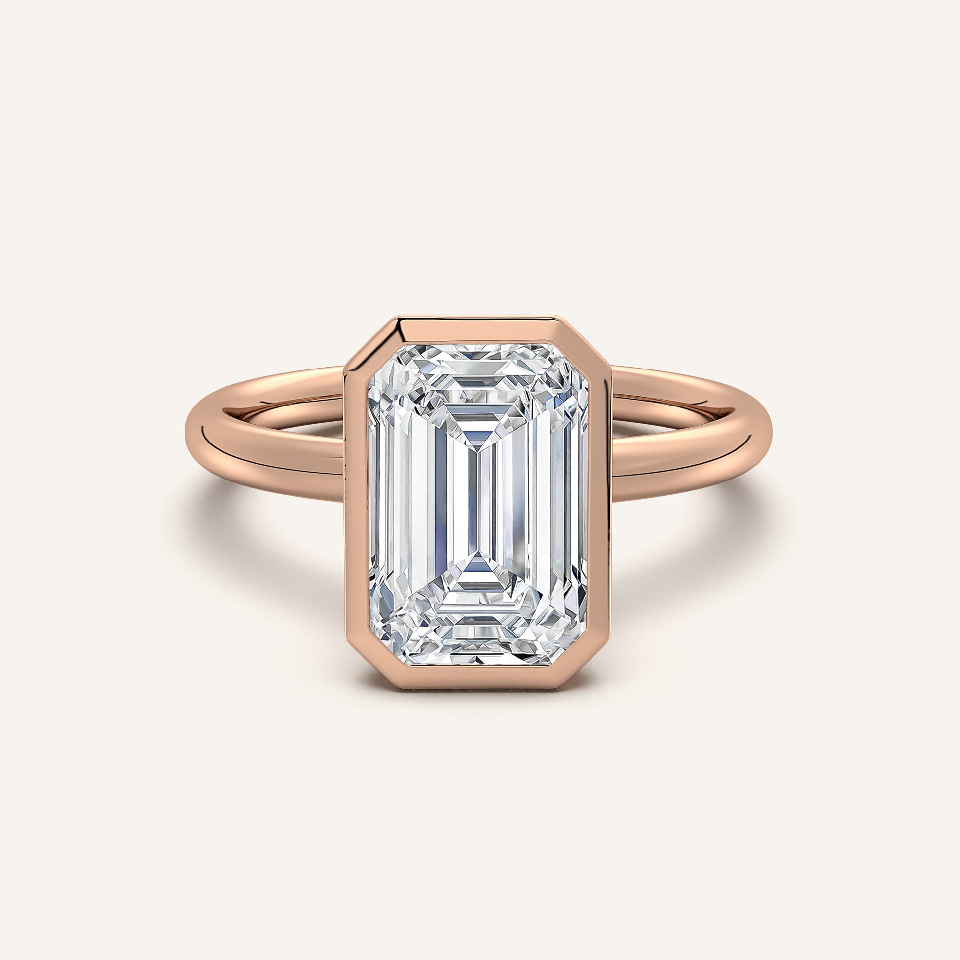 Continu Bezel Set | 14k Rose Gold