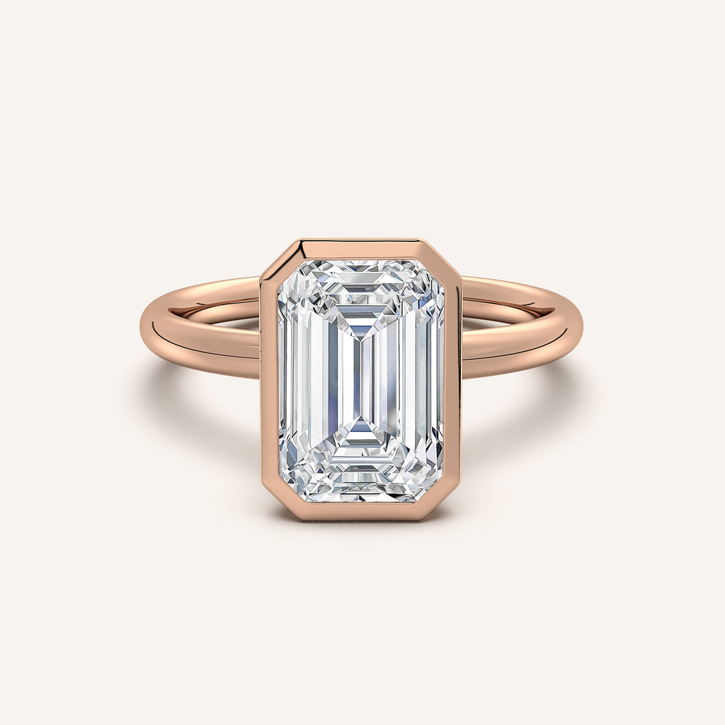 Continu Bezel Set | 18k Rose Gold