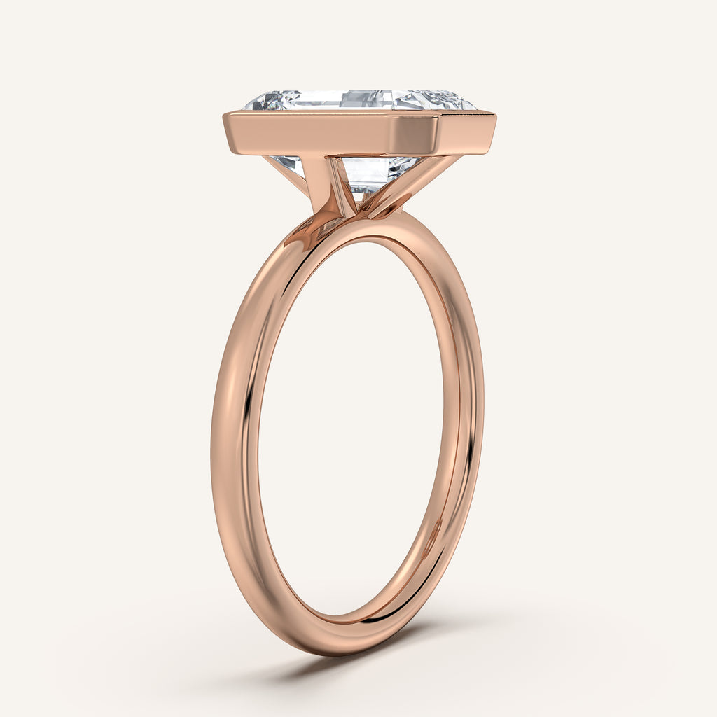 Continu Bezel Set | 18k Rose Gold