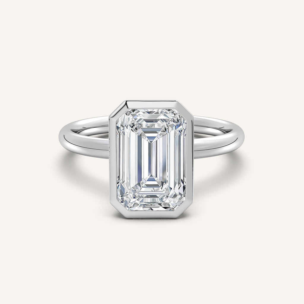 Continu Bezel Set | 14k White Gold