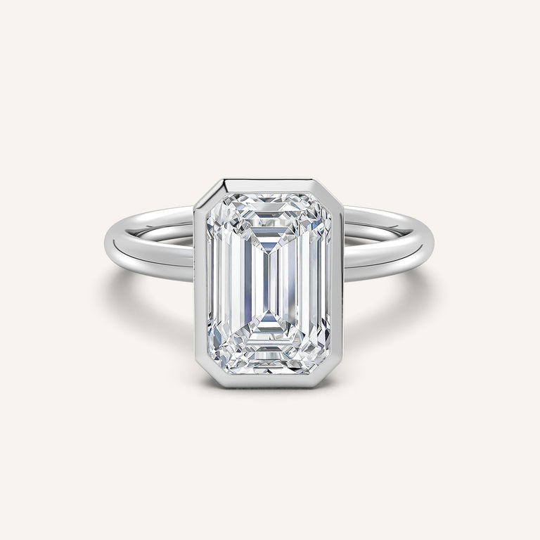 Image for Bezel Set Engagement Ring | Platinum