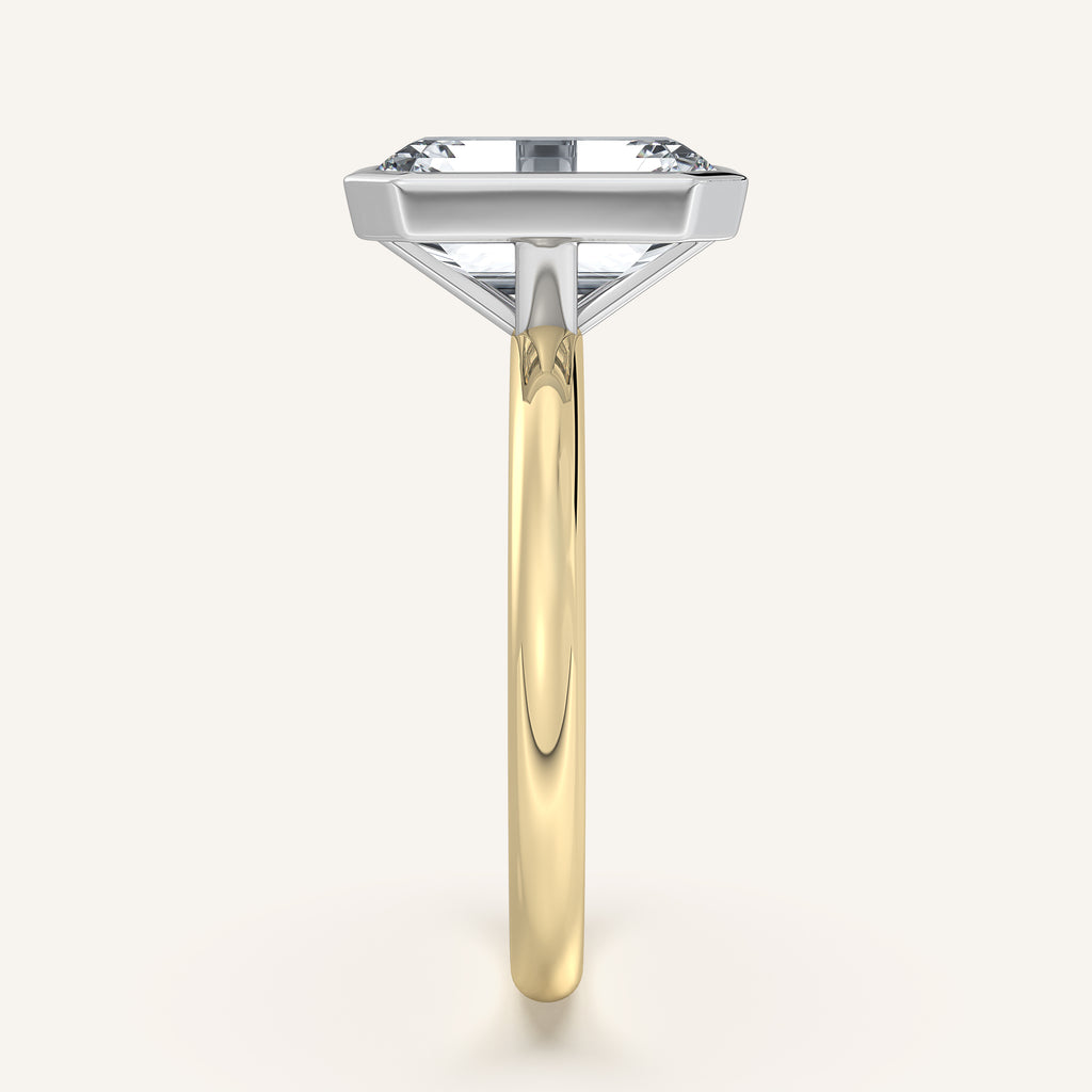 Continu Bezel Set | 14k Two Tone