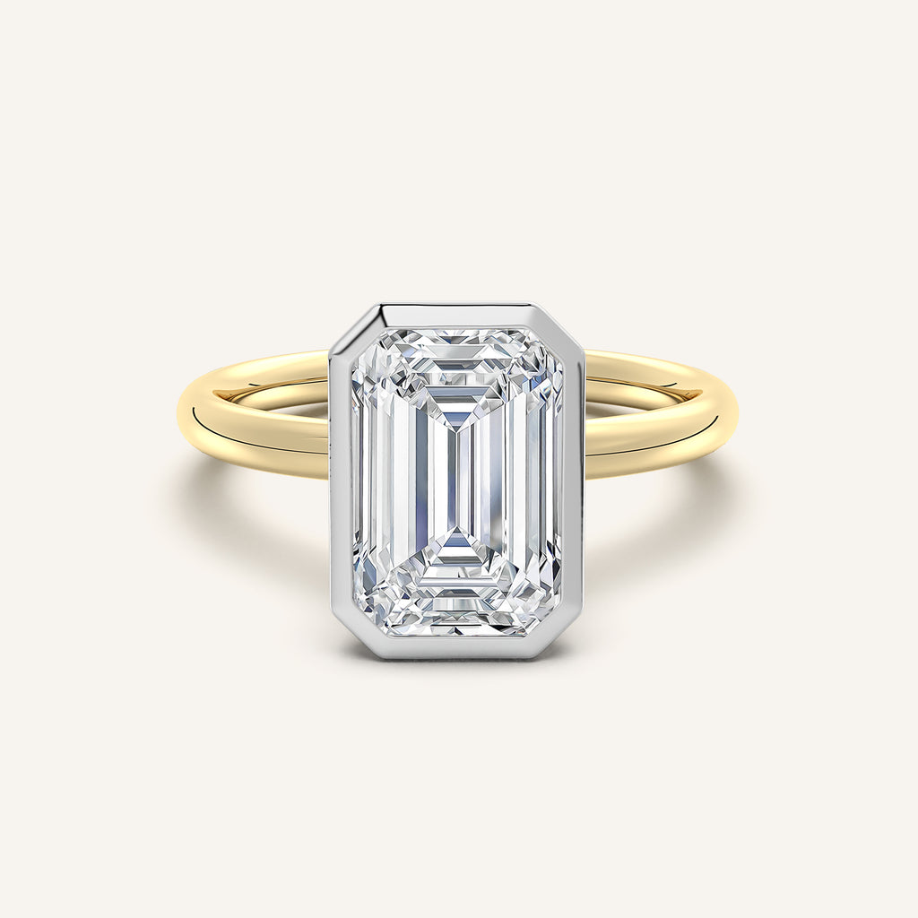 Continu Bezel Set| 18k Two Tone