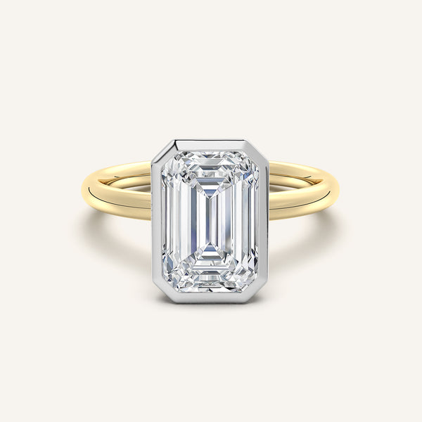 Continu Bezel Set| 18k Two Tone