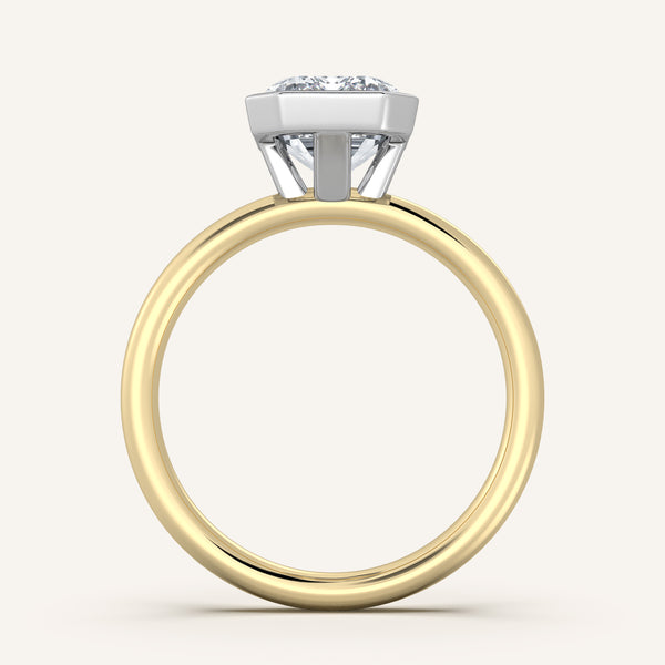 Continu Bezel Set | 14k Two Tone