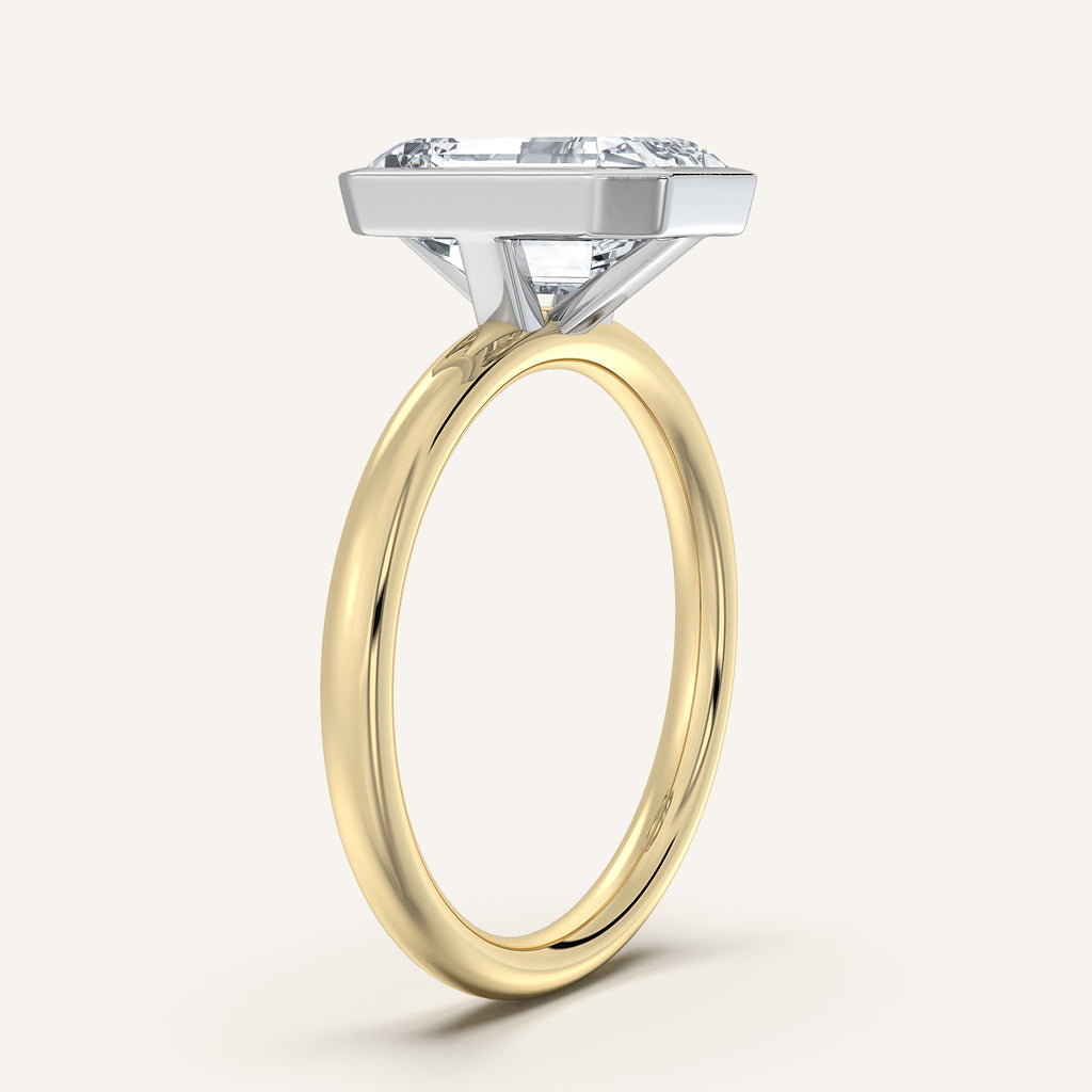 Continu Bezel Set | 14k Two Tone