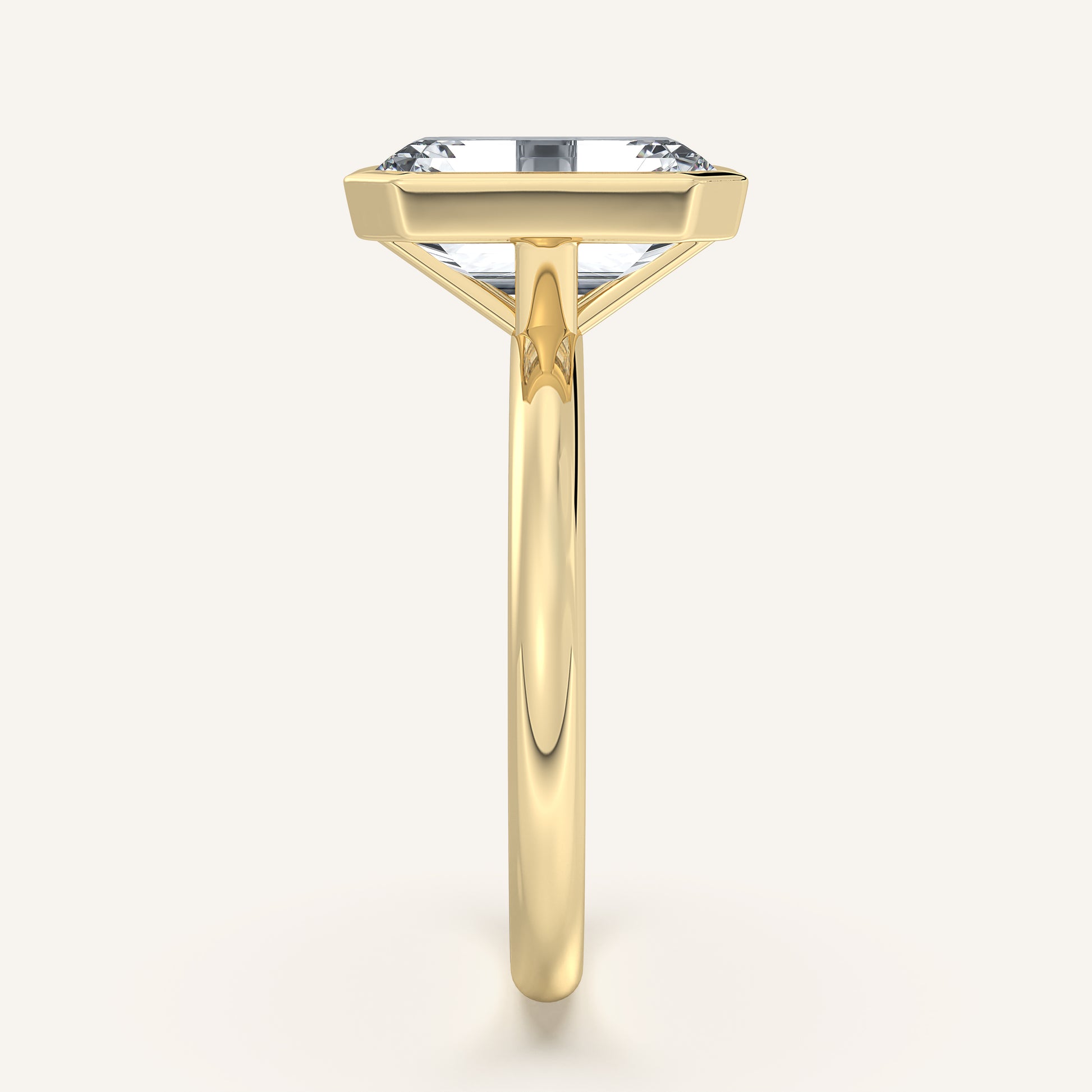 Continu Bezel Set | 18k Yellow Gold