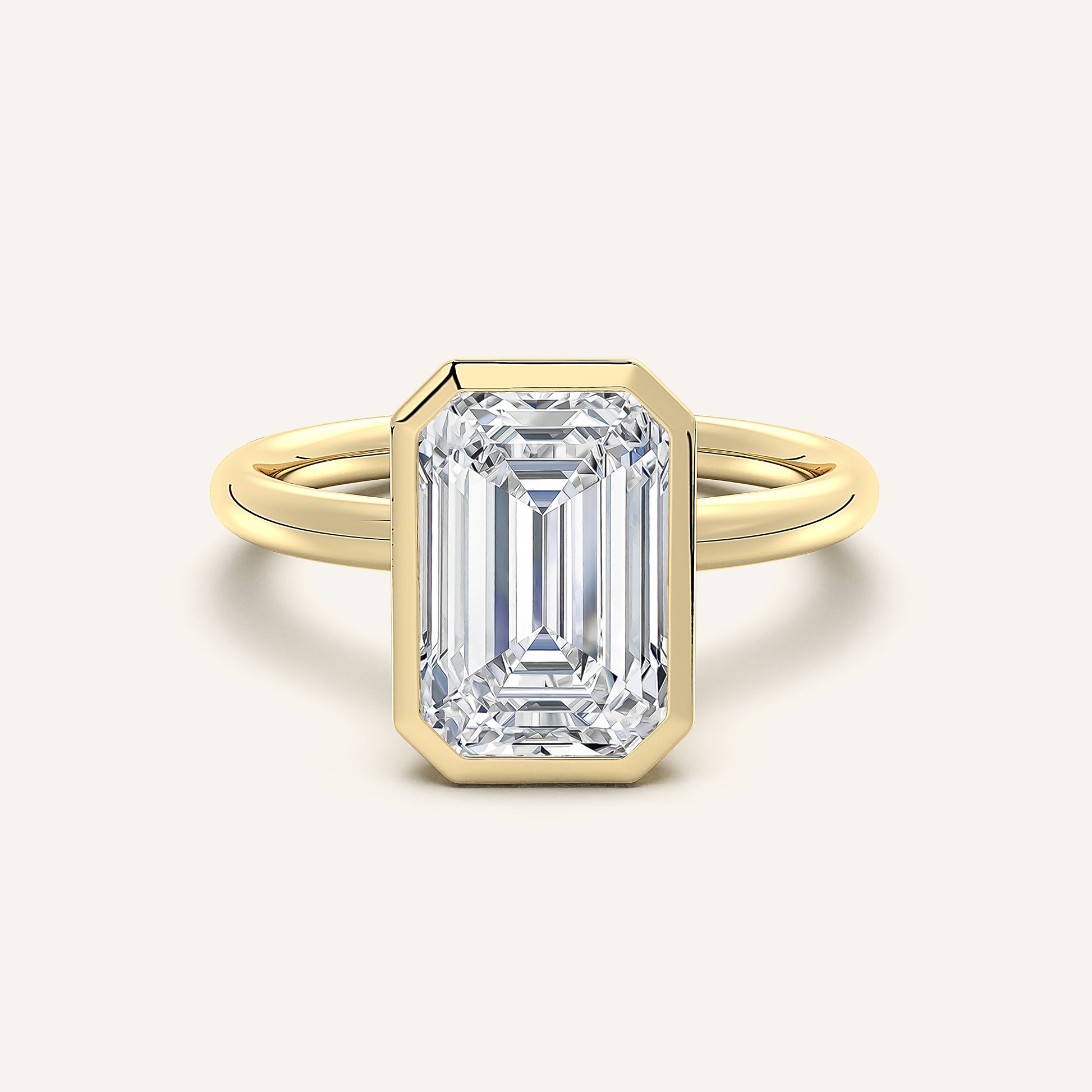 Continu Bezel Set | 14k Yellow Gold