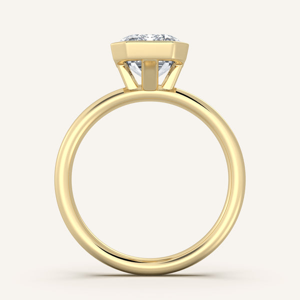 Continu Bezel Set | 14k Yellow Gold