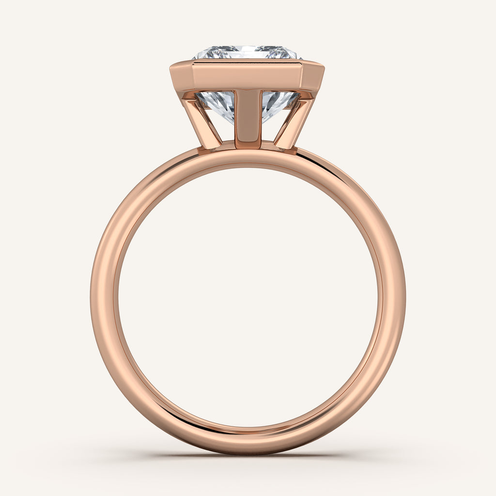 Continu Bezel Set | 18k Rose Gold