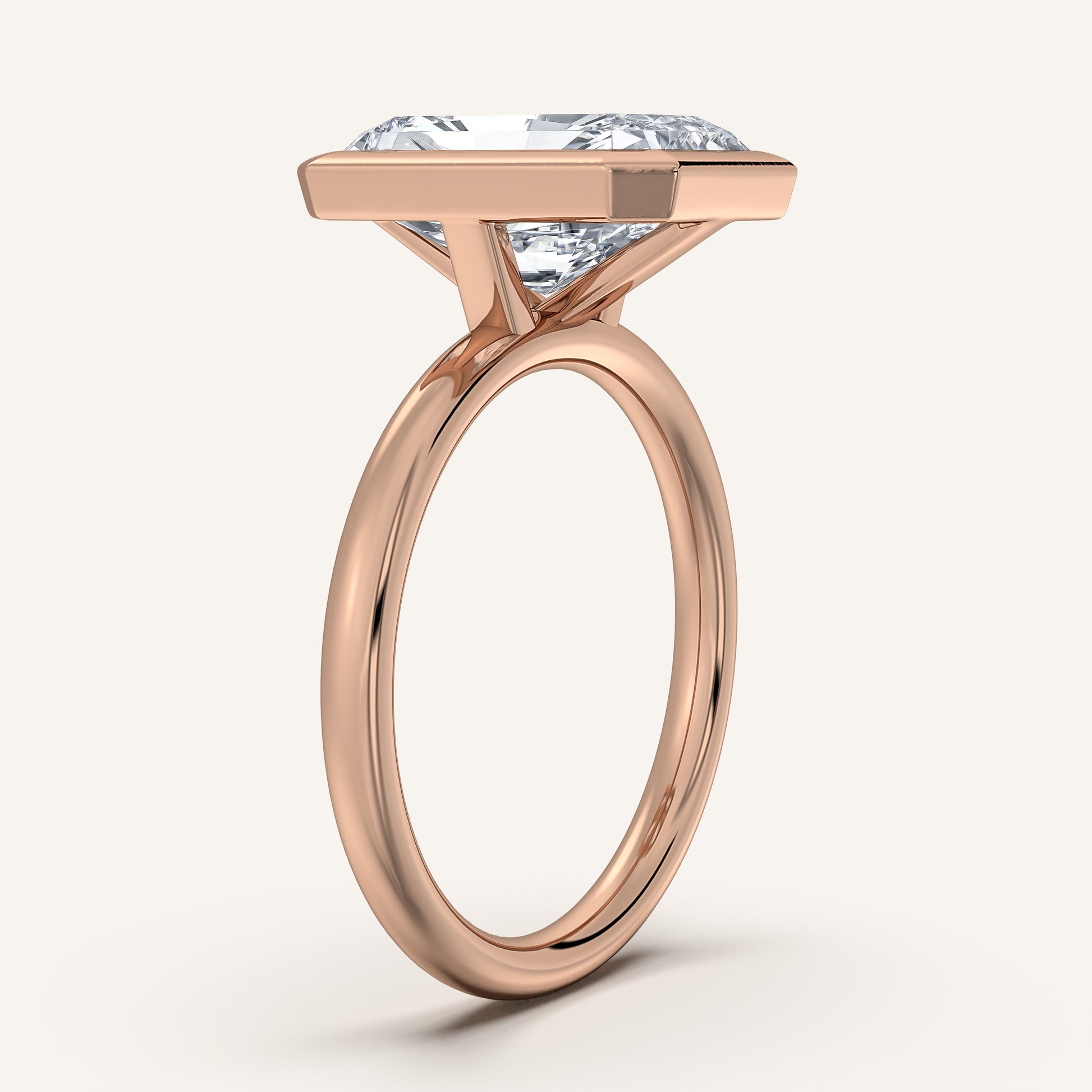 Continu Bezel Set | 14k Rose Gold