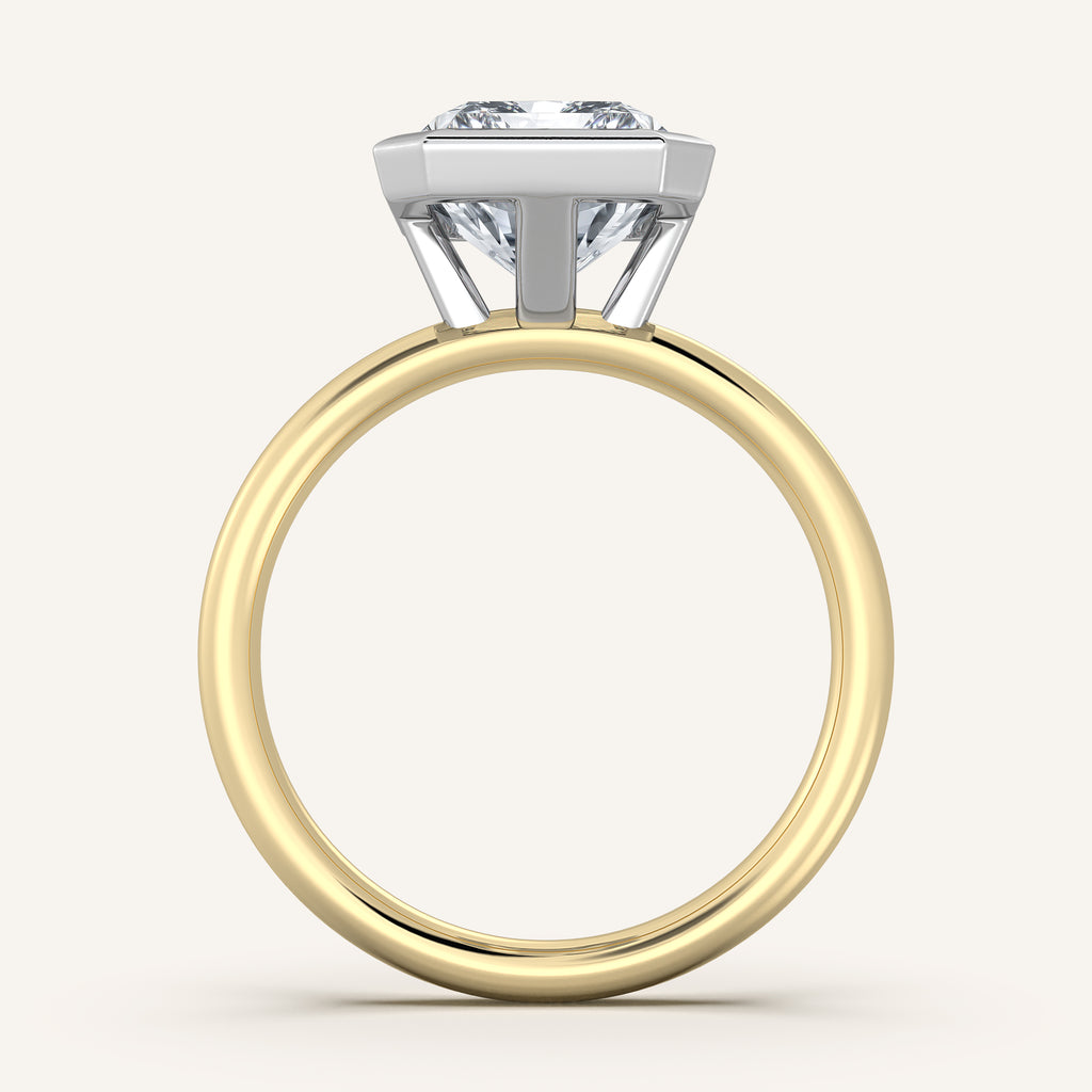 Continu Bezel Set| 14k Two Tone