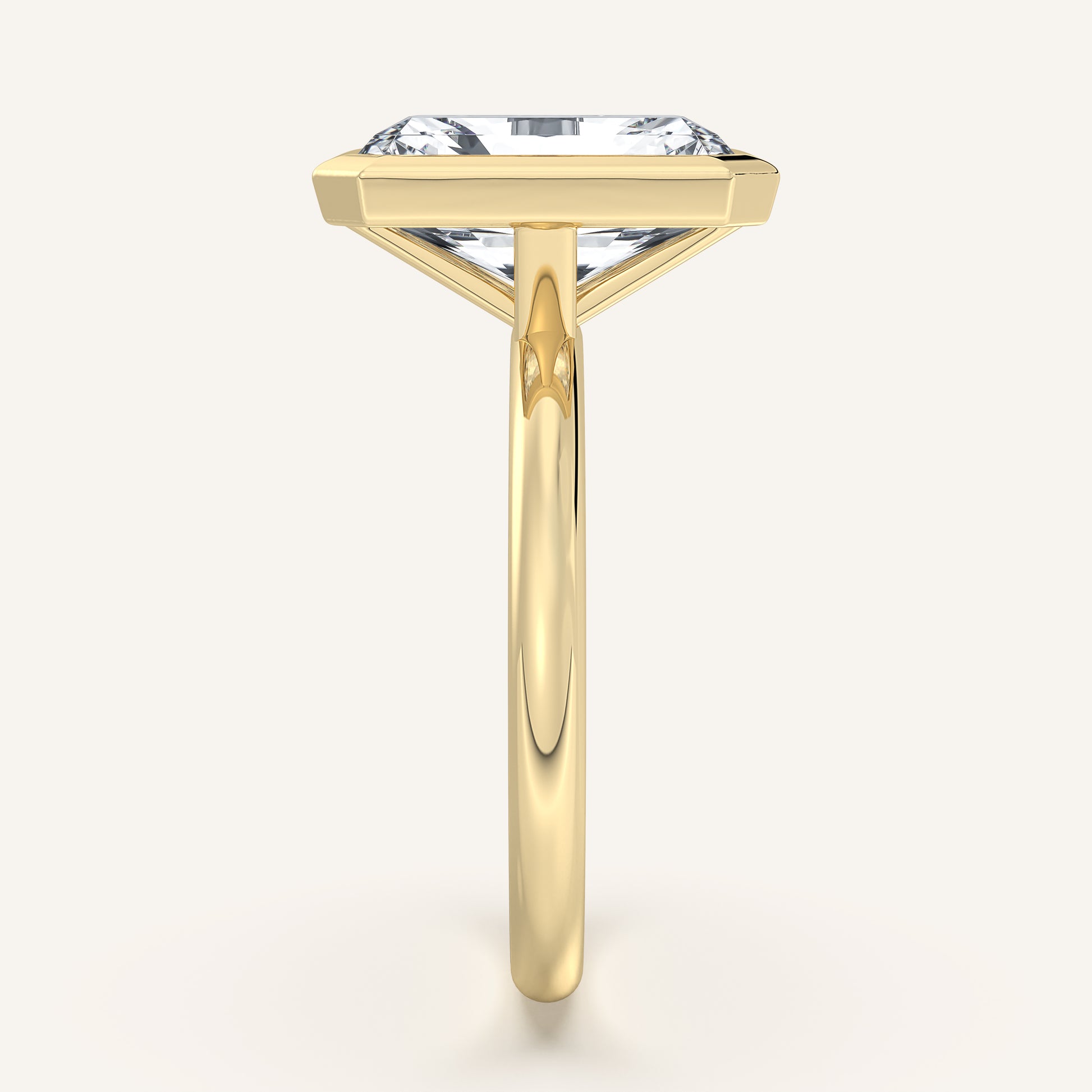 Continu Bezel Set | 14k Yellow Gold