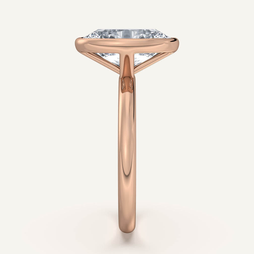 Continu Bezel Set | 14k Rose Gold