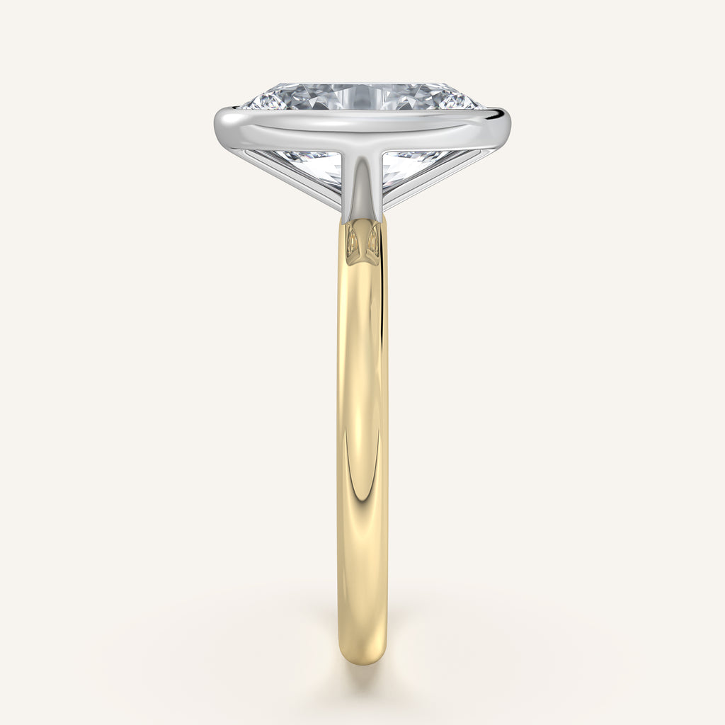 Continu Bezel Set | 14k Two Tone