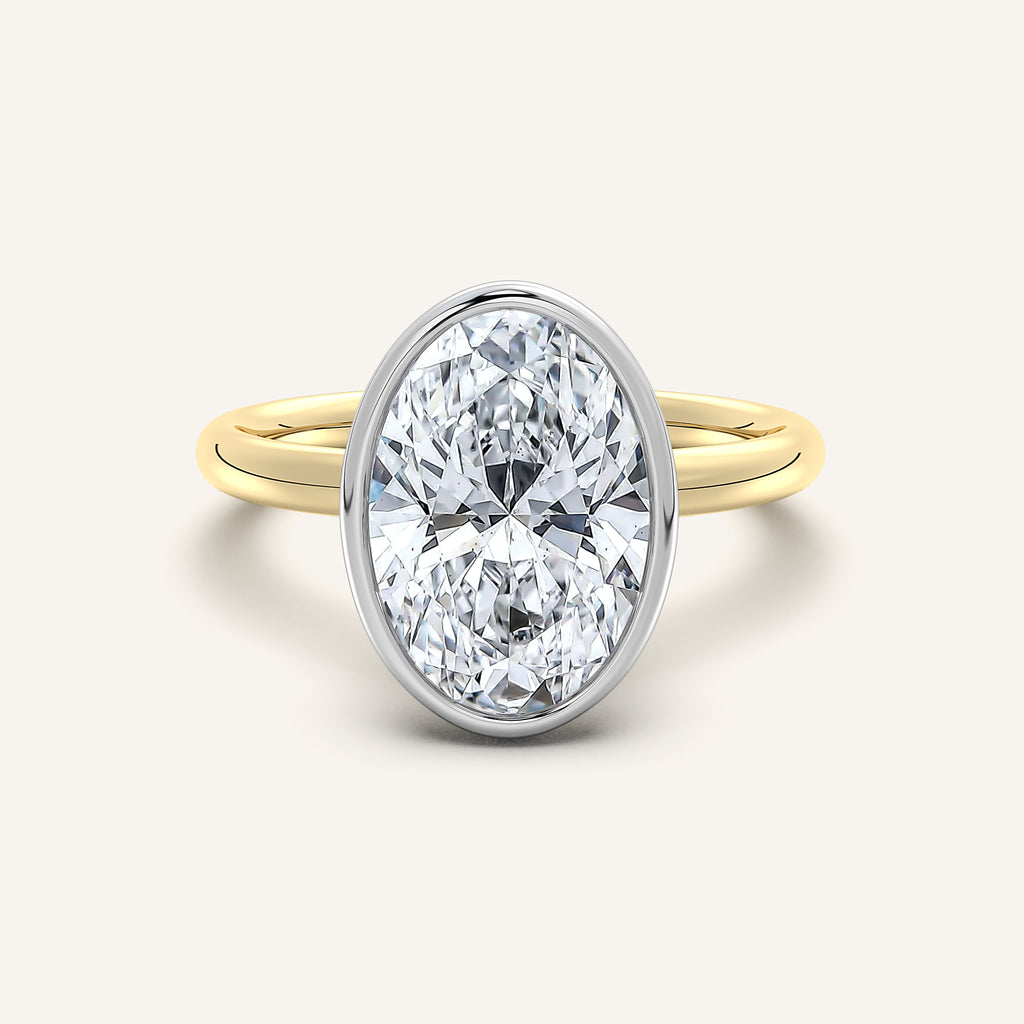 Continu Bezel Set | 14k Two Tone