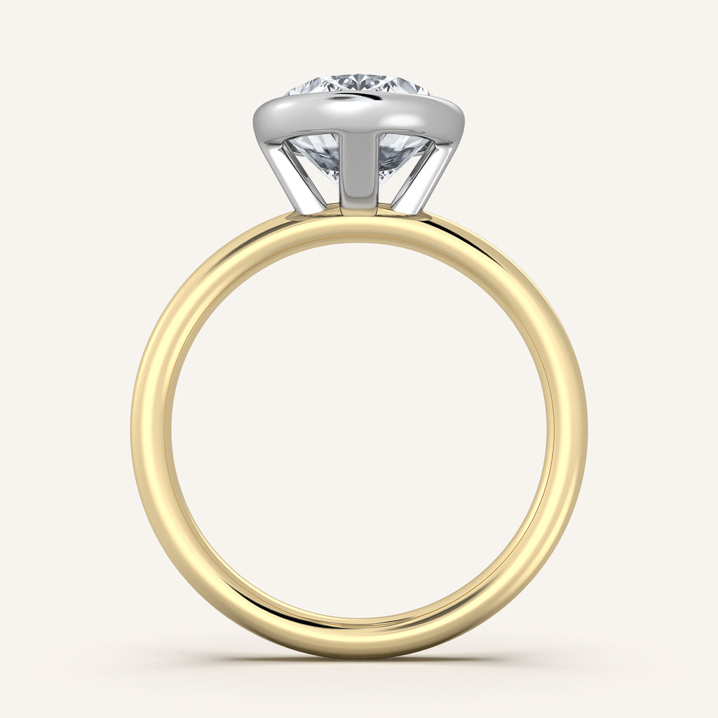 Continu Bezel Set | 14k Two Tone