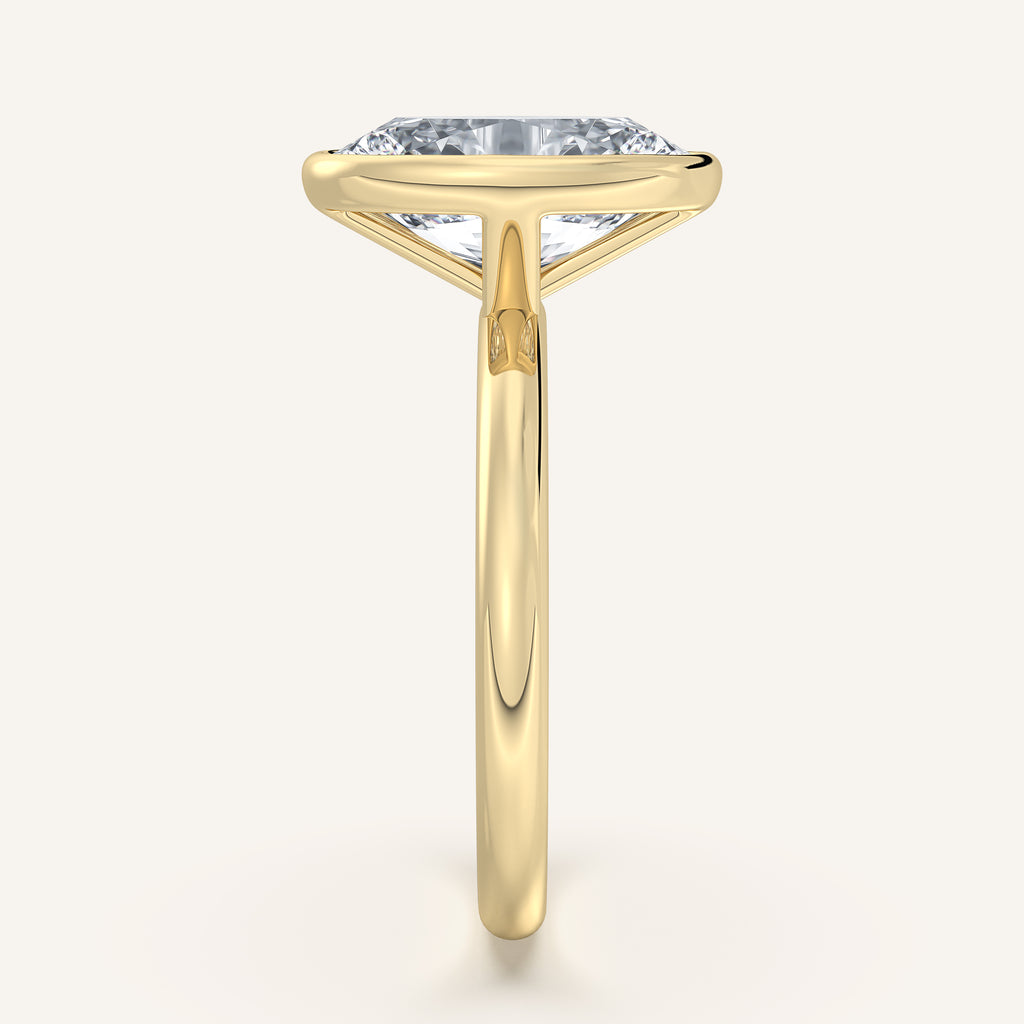 Continu Bezel Set | 14k Yellow Gold