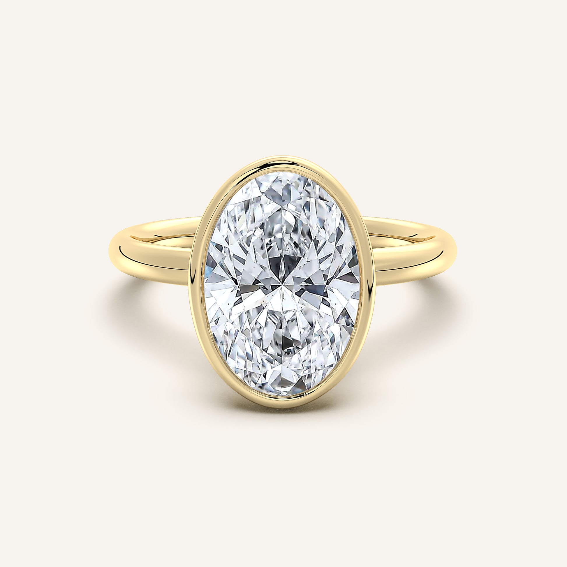 Continu Bezel Set | 14k Yellow Gold