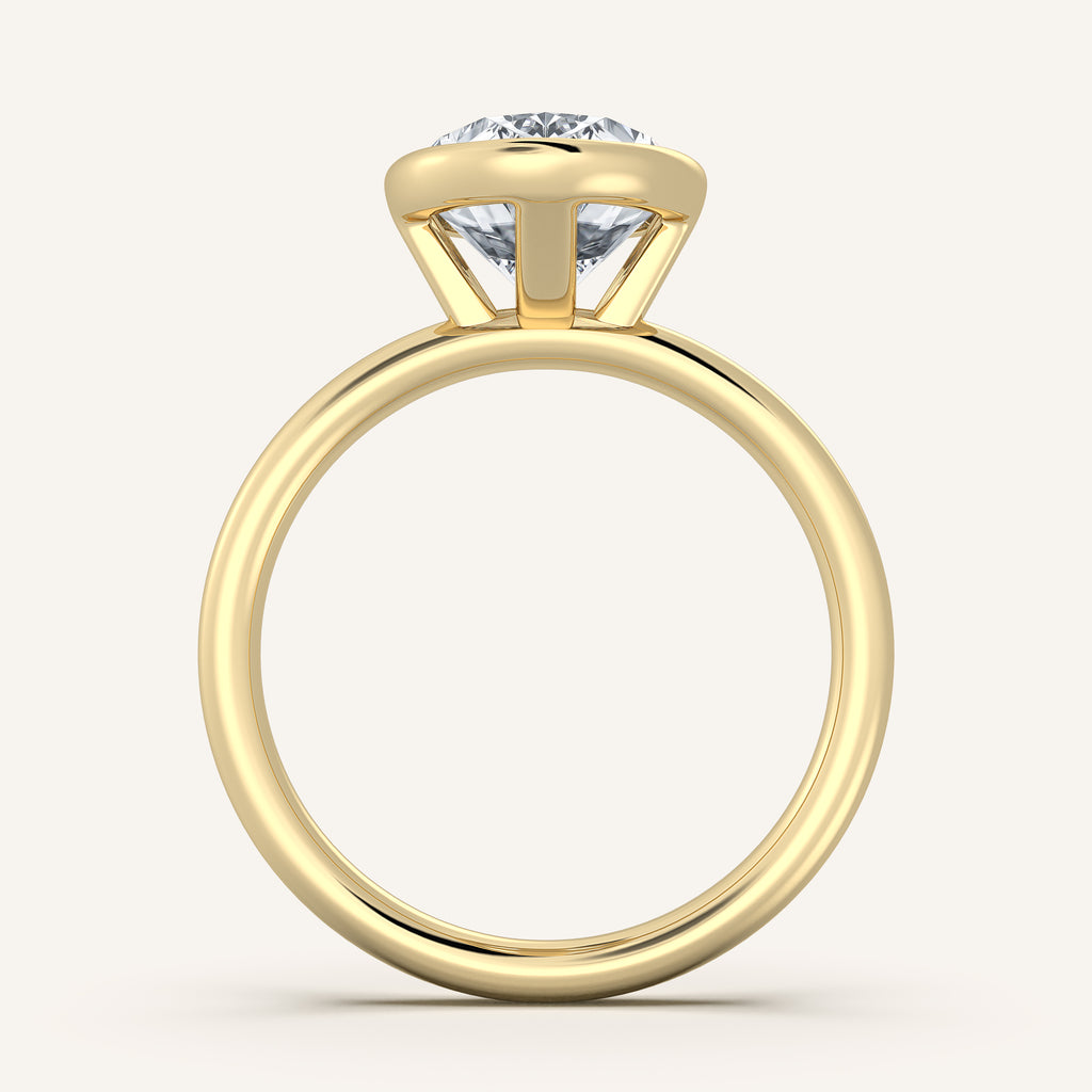 Continu Bezel Set | 14k Yellow Gold