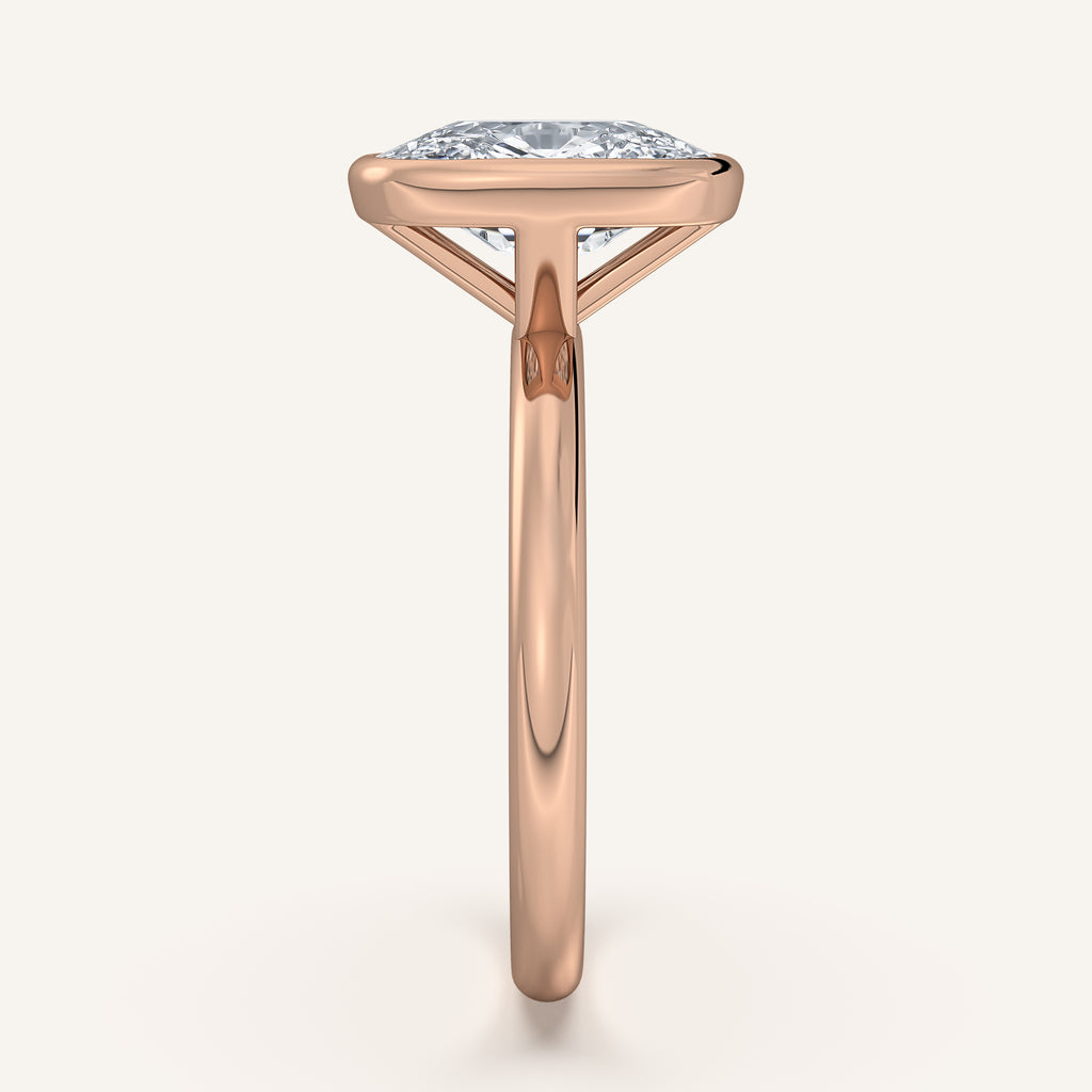 Continu Bezel Set | 14k Rose Gold