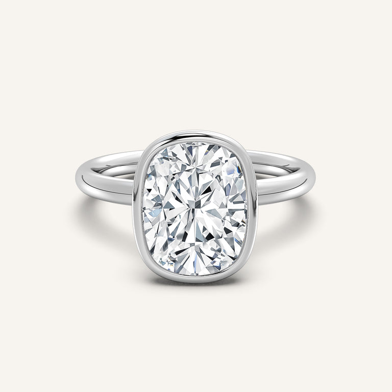 Image for Bezel Set Engagement Ring | Platinum