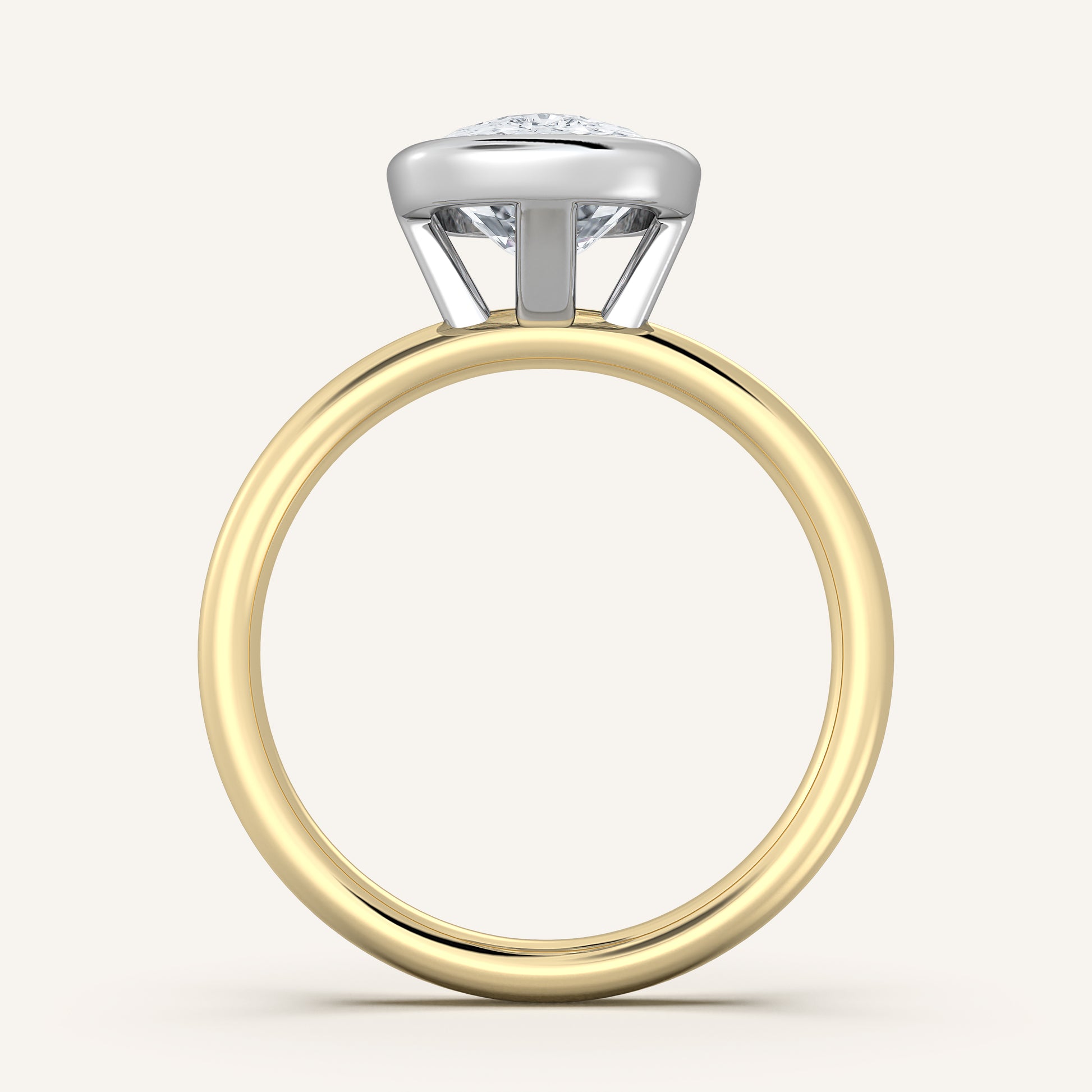 Continu Bezel Set | 18k Two Tone