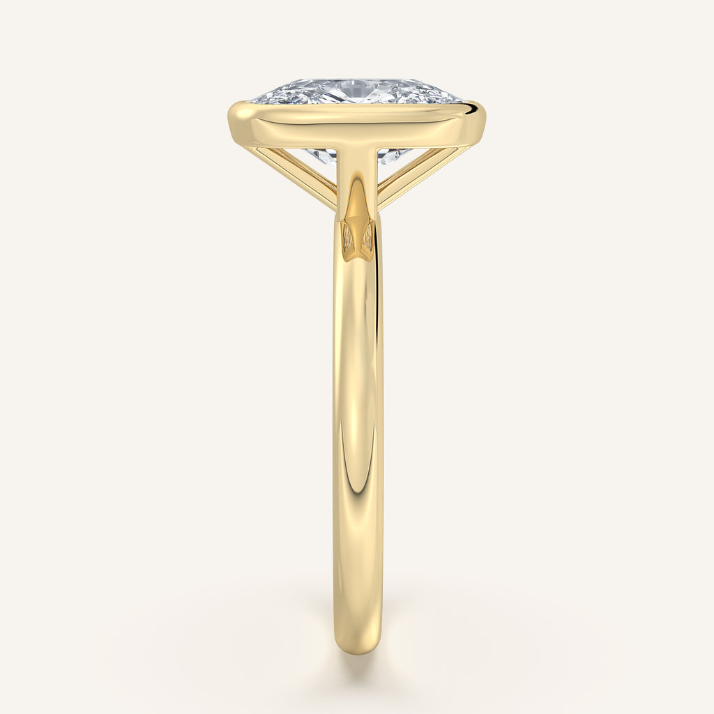 Continu Bezel Set | 14k Yellow Gold