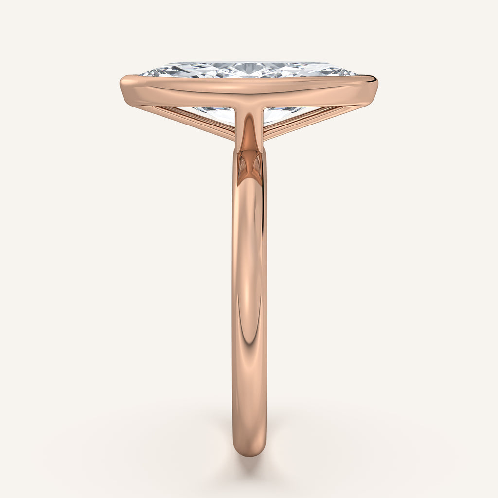 Continu Bezel Set | 18k Rose Gold