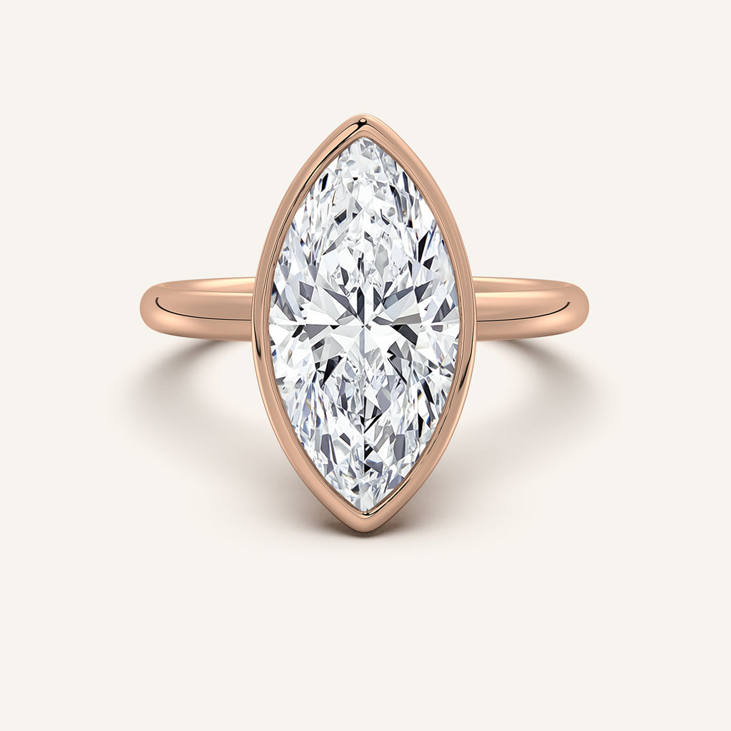 Continu Bezel Set | 18k Rose Gold