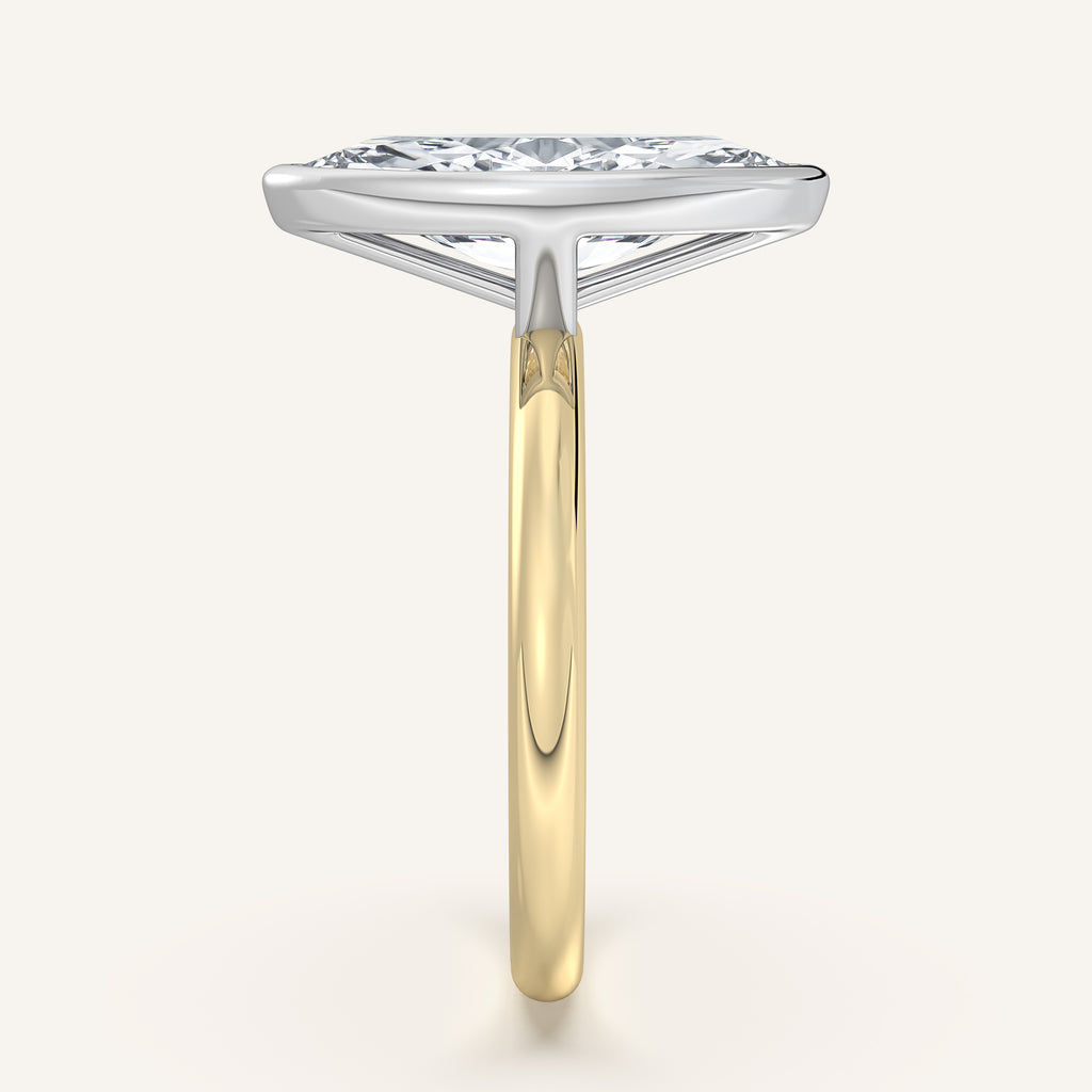 Continu Bezel Set | 14k Two Tone