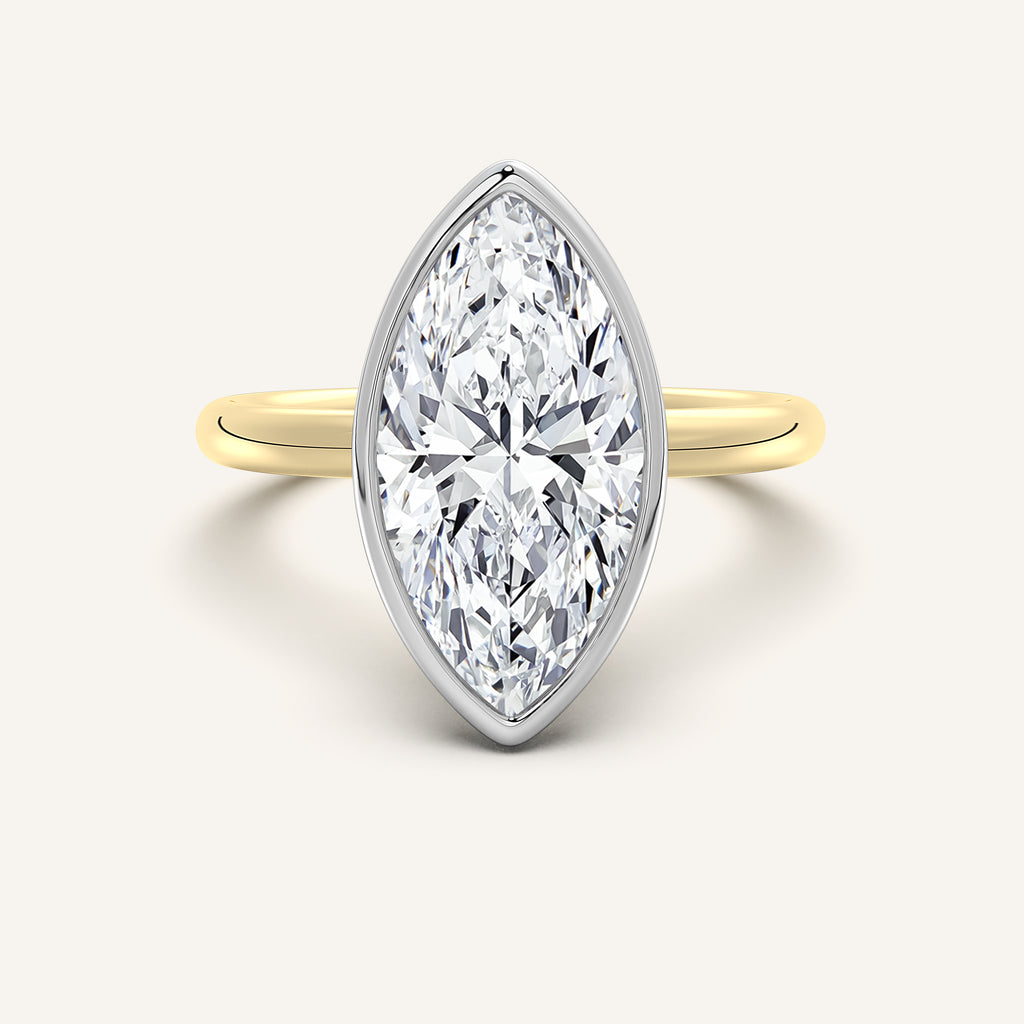 Continu Bezel Set | 14k Two Tone