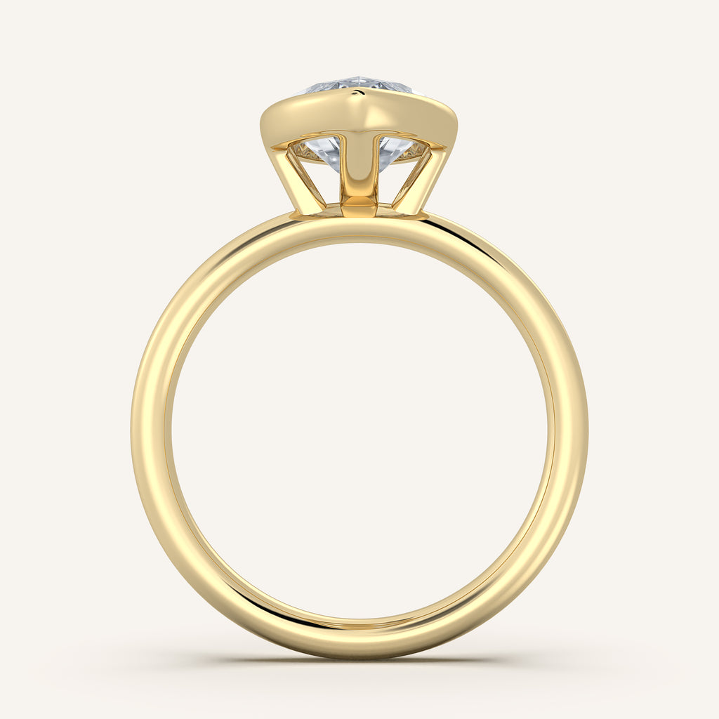 Continu Bezel Set | 14k Yellow Gold