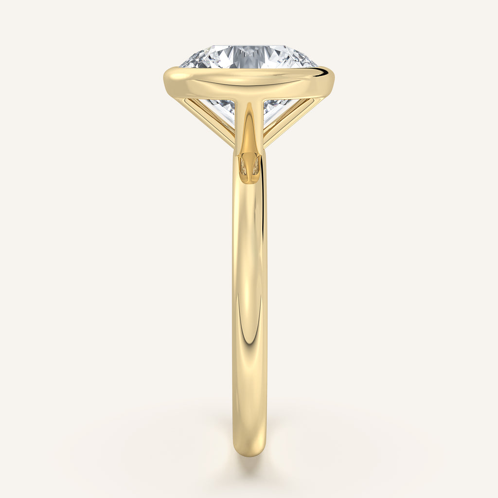 Continu Bezel Set | 14k Yellow Gold